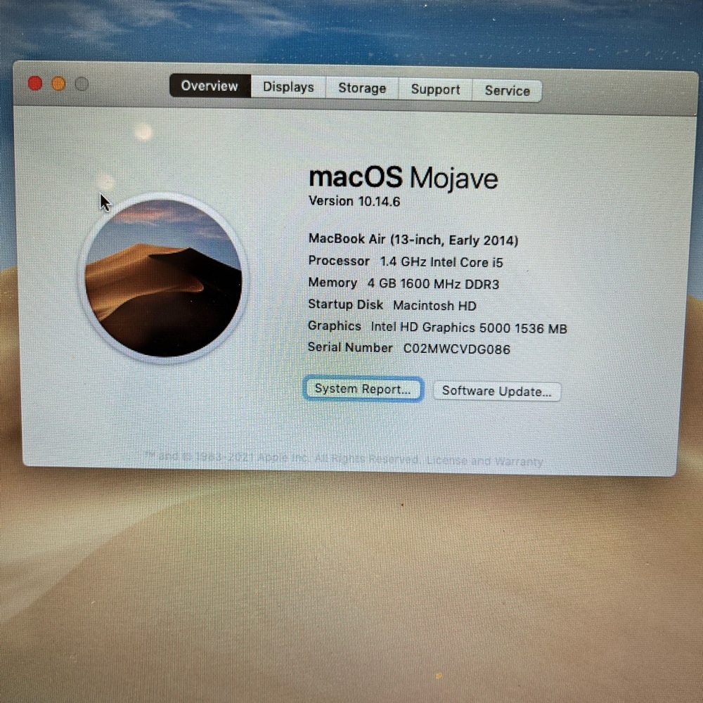 MacBook Air 13” - Picture 7 of 8